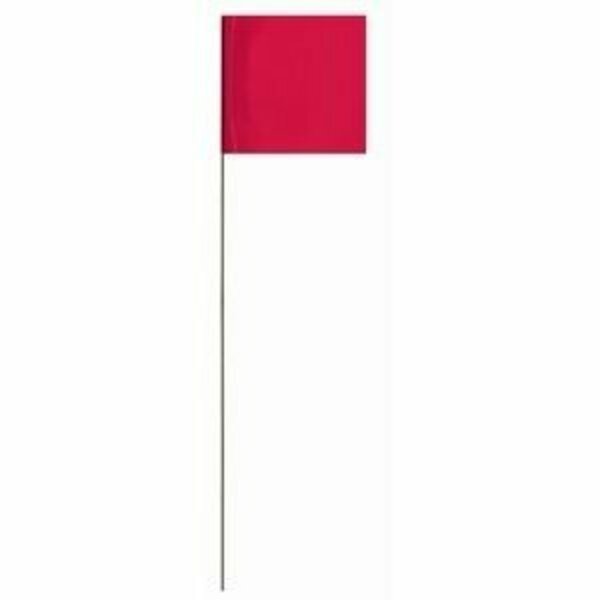 Swanson Tool Co Frd21100 21 in. Lrg Red Stake Flags, 100PK HV702100264